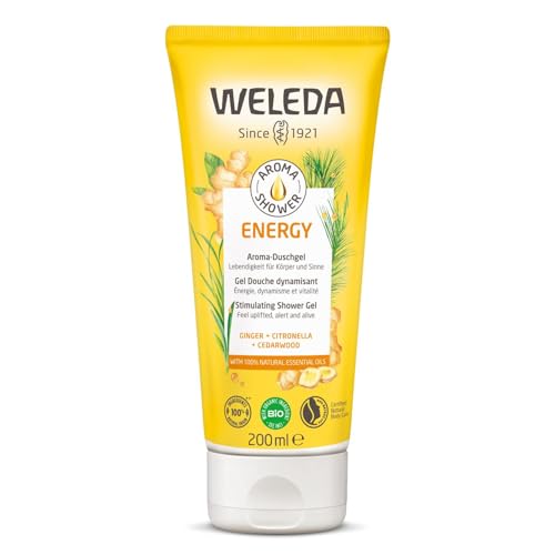 WELEDA - Aroma Shower Energy - Energie, dynamisme et vitalité - Adapté à tous les types de peaux - NATRUE* - Vegan*** - 200ml