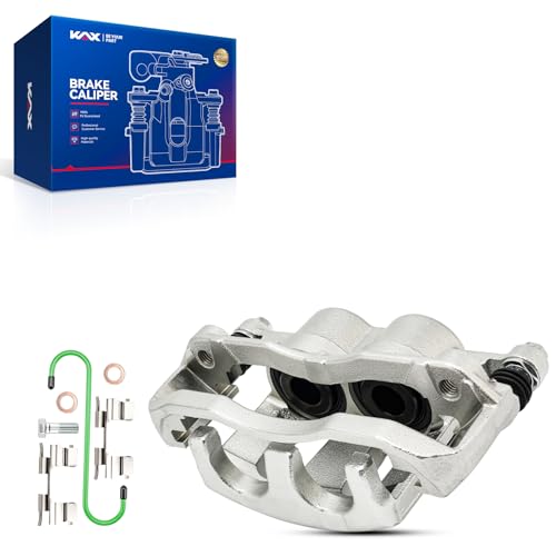 Image of KAX Disc Brake Caliper Assembly Fit for Ford Explorer 2006-2010, Ford Explorer Sport Trac 2007-2010, Mercury Mountaineer 2006-2010, Front Left Side