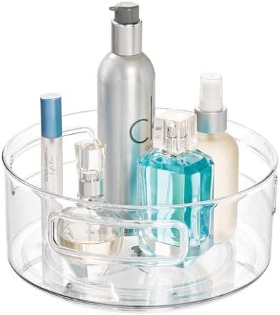 iDesign 9-Inch Plastic Lazy Susan Organizer, Clear image 5