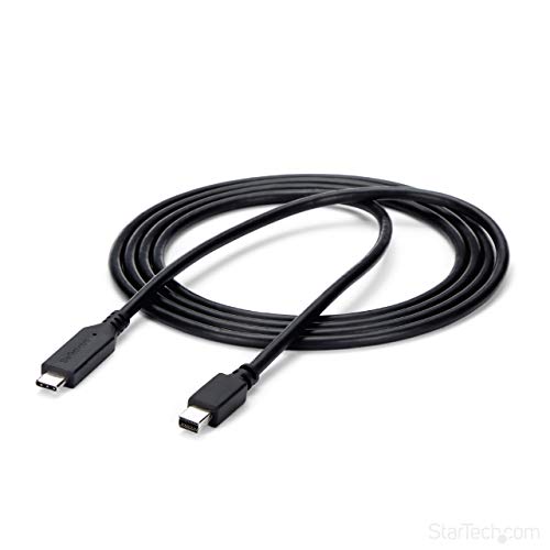 StarTech.com 6ft / 2m USB-C to Mini DisplayPort Cable - 4K 60Hz