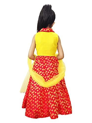 Image of Aglare Girl's Net Readymade Lehenga Choli