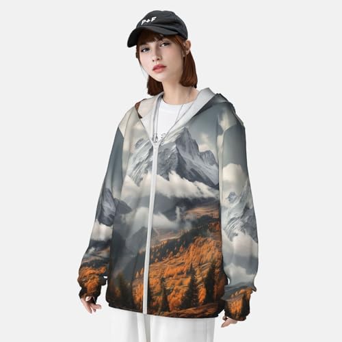 Chaqueta de Protección Solar para Hombre con Capucha y Cierre Completo miniatura 4