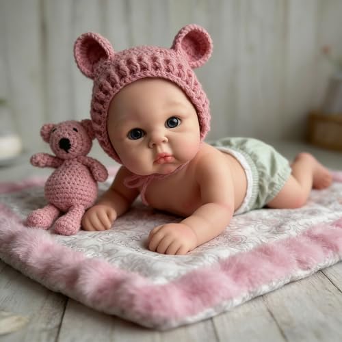 Muñeca Reborn de Silicona Realista 48cm 3.1kg miniatura 3