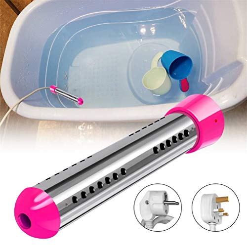 Preisvergleich Produktbild Tauchsieder Heizung, 3000W Warmwasserbereiter für Pool Suspension Immersion Electric Water Heater Tragbarer Wannenpool Safe Heater 220V, Rod Electric Immersion Element Boiler Badewannenpool, schnell