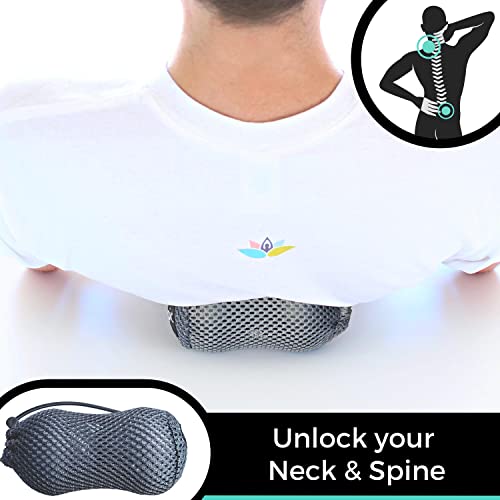 Plyopic Lacrosse Massage Ball Set (2 Pack) With Peanut Ball Bag - Physical Therapy Balls For Trigger Point Relief, Myofascial Release, Yoga & Deep Tissue Muscle Recovery From Pain, Tension & Tightness #TOP6