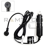 Ramtech DC 12V 2A Universal Car Charger Power Adapter Cable Cord for GPS, Compatible with Garmin GPSMAP 60 60C 60CS 60Cx 60CSx 76 76C 76CS 76Cx 76CSx 78 78s 78sc 96 96C, Stylus Pen Included - CPC76