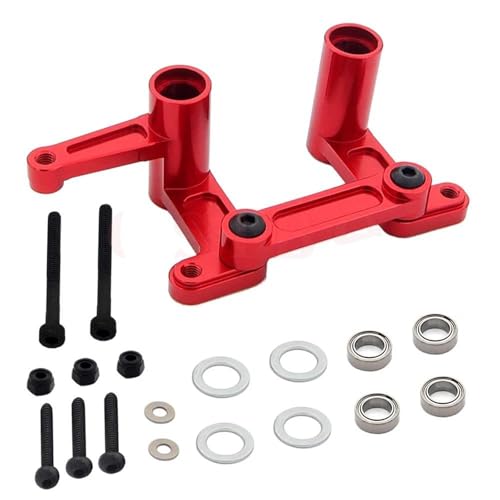 RC�������i For Traxxas 3743 For Atomik 1/10 For Traxxas For Slash 2WD RC �A���~�����X�e�A�����O�x���N�����N�Z�b�g �������i RC �J�[�A�N�Z�T���[(Blue)
