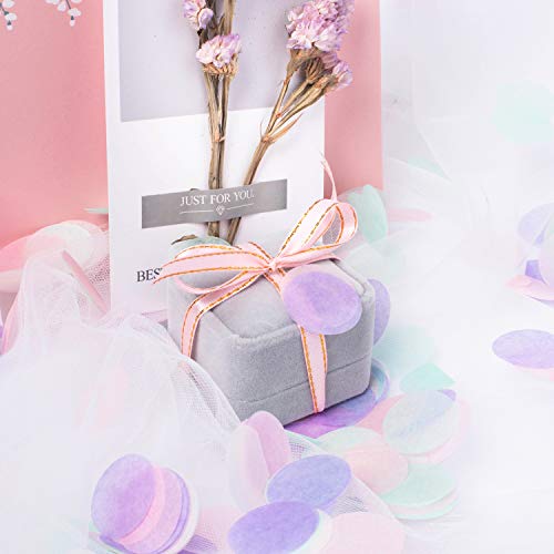 Whaline 1 Inch Paper Confetti Round Tissue Confetti 6000 Pieces Party Circle Paper Table Confetti For Balloon, Wedding, Holiday, Birthday (Unicorn) #TOP5