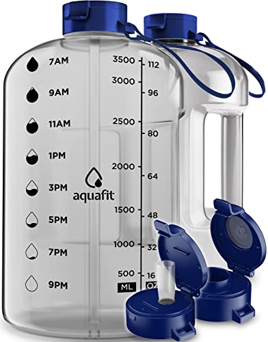 OICEPACK 1 Gallon Water Bottle With 2-in-1 Lid - 128 Oz Motivational Jug, Leak-Proof, Dishwasher Safe Tritan - View #3