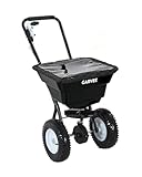 Garvee 80 LBS Push Broadcast Spreader, 12FT Spreading Width, 13in All-Terrain Wheels, Adjustable Flow Control, Heavy Duty Walk Behind Lawn Spreader...