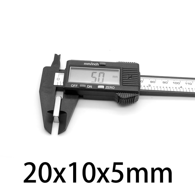 5-50PCS 20x10x5mm Quadrate Magnetic Permanent 20mmx10mmx5mm Neodymium 20 * 10 * 5 Block Search Magnet(10 pcs)