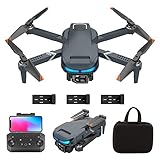 ✈ FOTOCAMERA HD E FUNZIONE FPV: Mini Drone dotato di telecamera HD 4K regolabile a 180°, che può ampliare le tue viste e registrare ogni momento indimenticabile della tua vita. Nel frattempo, con l'avanzata tecnologia di trasmissione in tempo reale FPV, puoi goderti immagini in tempo reale tramite l'app per uno splendido scenario.