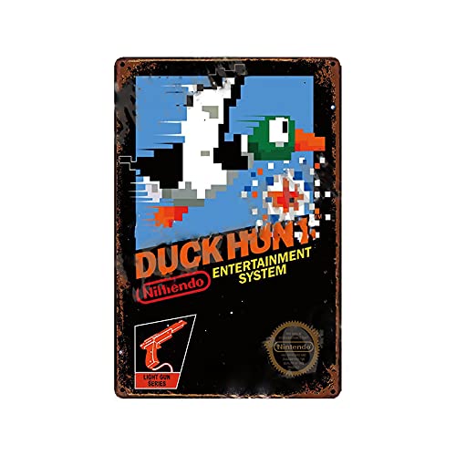 TAXUEXUNMEI Rétro Signe d'étain Classique Dessin animé Animation Jeu Mur Art décoration Signe Jeu Hall Garage Club Internet café Plaque en métal Autocollant Mural GTP-4596