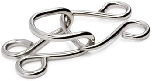 Miniatura 8 de Ganchos de costura de gancho y ojos para sujetadores, ropa, pantalones, falda, 4 juegos en un paquete