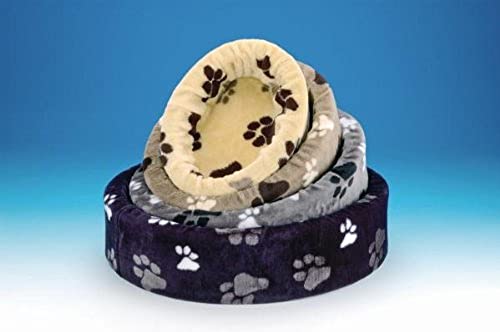 Nobby Plüschbett Pfote, grau, 3-farbig 100 cm, 1 Stück