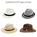 MOJOTORY Hat Size Reducer, Soft Latex Hat Sizing Tape, Hat Inserts to Make Fit Smaller, Multi-Sized Foam Tape for Hats and Caps, 12 Pcs