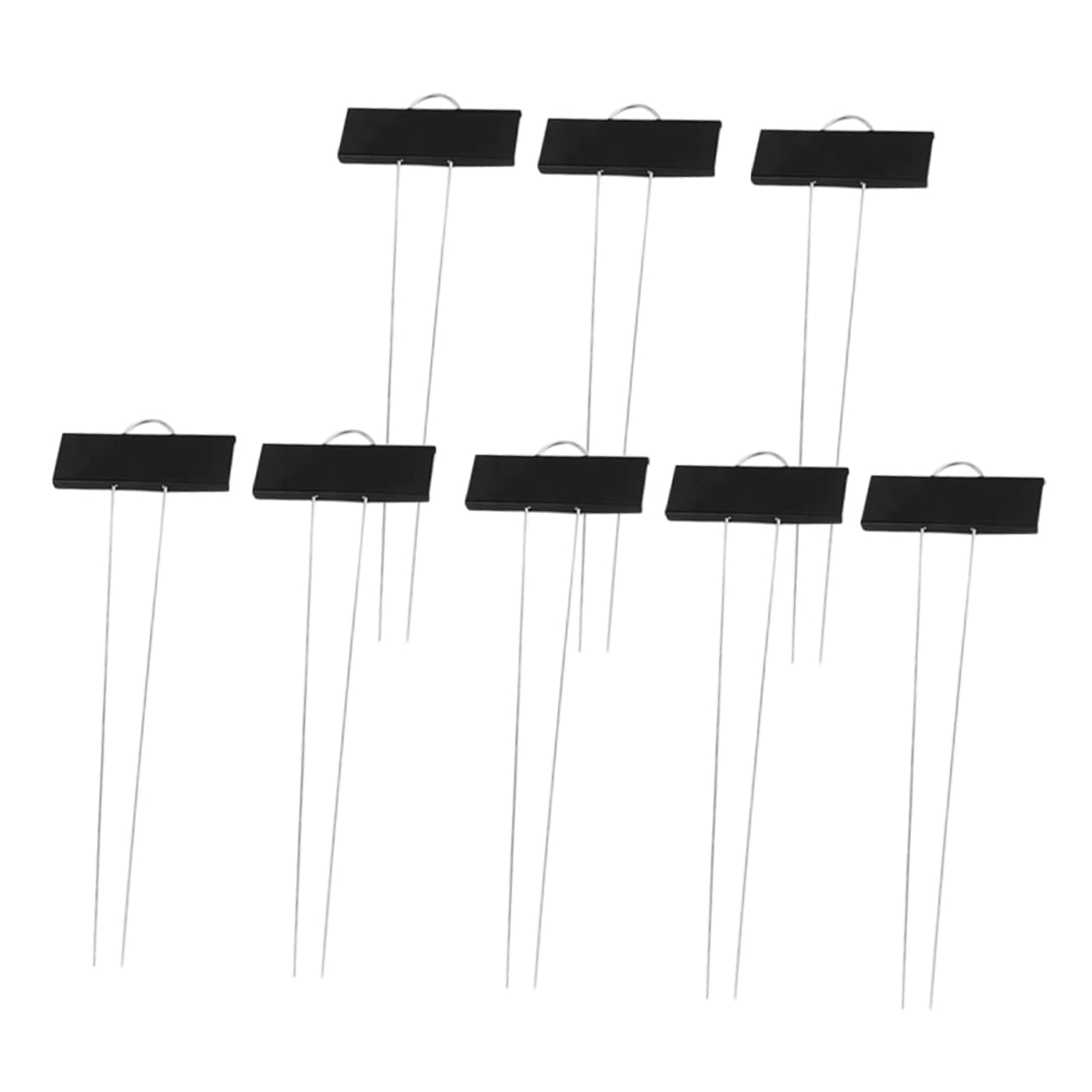 VILLCASE Lot De 4 Marqueurs Pour Plantes De Jardin Étiquettes En Fer Réutilisables Lisses Décoratives Pour Plantes Dextérieur 8 Pièces X 4