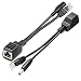 iCreatin Passive PoE Injector and PoE Splitter Kit with 5.5x2.1 mm DC Connector