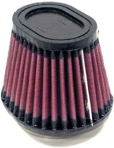 Image of K&N Universal Clamp-On Air Filter: High Performance, Premium, Replacement Engine Filter: Flange Diameter: 2.4375 In, Filter Height: 3.5 In, Flange Length: 0.625 In, Shape: Oval Straight, RU-3780