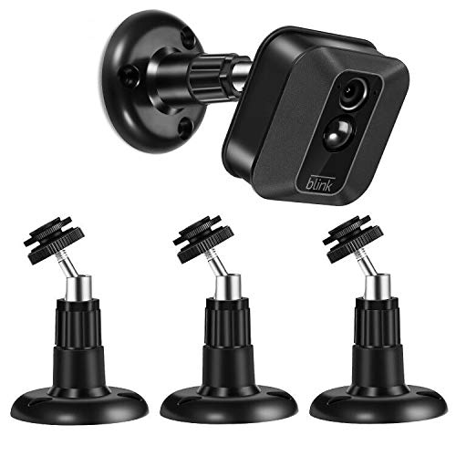 Fintie Wall Mount for All-New Blink and Blink XT2/XT Camera - [3 Pack] 360 Degree Adjustable Mount for All New Blink / Blink XT2 / Blink XT Home Security Indoor Outdoor Camera, Black