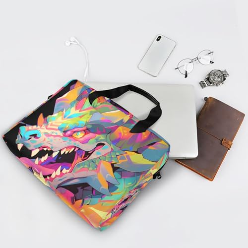 Maletín para portátil ALAZA Rainbow Dragon Magic 13-15.6 pulg miniatura 7
