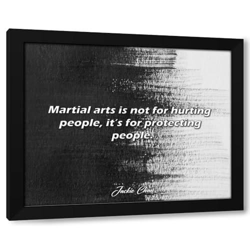 ArtDirect ArtsyQuotes Art Print with Customization Framed or UnFramed Quote: Martial arts is not for hurting people, it’s for protecting people.