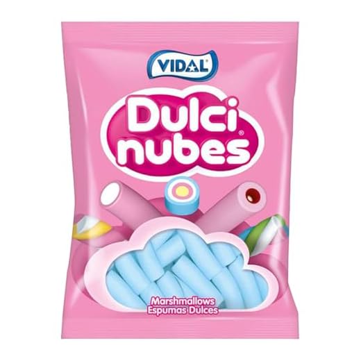 Vidal - Dulcinubes Azul - marshmallow - 125 Unidades
