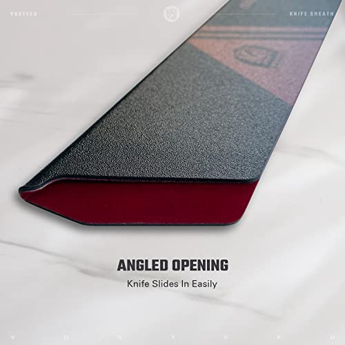 Vosteed Knife Sheaths For Kitchen Knives - Professional Knife Guard Set Of 2 For Chef's Knife & Small Cutting Knife, Durable Knife Covers (Pack Of 2, Fits 8.5In & 5In Blades) #TOP2