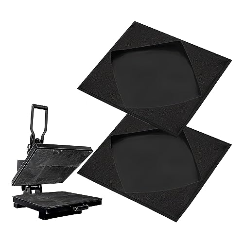 Lot De 2 Housses Enveloppe Presse à Chaud 38x38 Cm – Teflon Anti-Adhésif, Protection Plateau Sublimation