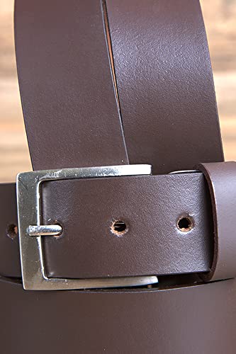HILASON Western Genuine Leather Belt for Men Women Cowboy Cowgirl Handmade Unisex Full Grain Heavy Duty Tooled Jeans3