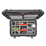 Nanuk 935 Wodoodporne twarde etui do aparatu Sony a7R, Czarny, Wyściełana przegroda z organizerem pokrywy