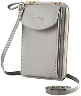 PU Leather Phone Bag, Crossbody Handbags Wallets Leather Phone Purse with Long Strap for Women (for 6.1 inch Mobile Phones)