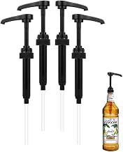 Coffee Syrup Pump,Creamer Pump for 750ml Coffee Syrup Bottle for Gold Pump Dispenser Replacement for Home and Drink House (Black)