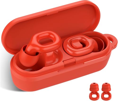Tapones para los oídos de silicona suave con reducción de ruido de 35 dB, 7 tapones reutilizables para dormir, viajar, etc.
