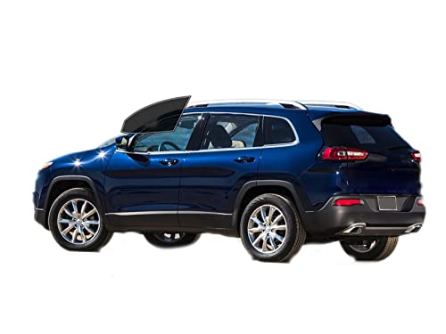 AUTOTEK Precut Window Tint Film Front Two Door Windows Tint Film Cars Sun Blocking Protection Privacy Anti Shatter Glass 2 Ply Computer Cut Any Tint Shade for Jeep Cherokee 4 Door 2014-2018