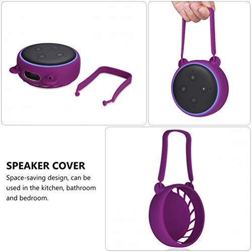 ULTECHNOVO Alto-Falante de Silicone Capa Protetora Montagem Na Parede Suporte de Alto-Falante Duráve
