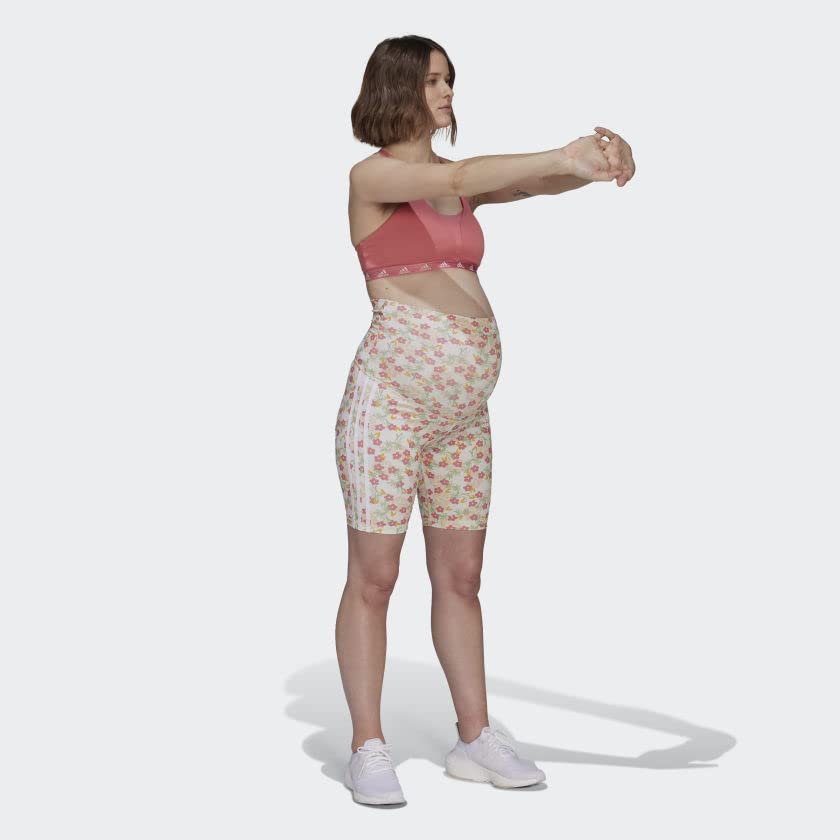 Short stretch maternité adidas Grow Positivity anti-frottement multicolore S - 4