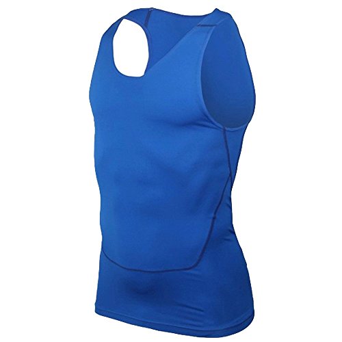 YYGIFT schnelltrocknend Herren Hardwear-Tank Tops für Crossfit Training Running Sport, Herren, blau