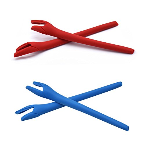 Kit earsocks Radar EV Path rouge bleu rechange manchons lunettes sport