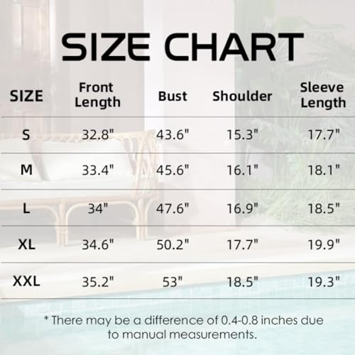 LVRAO Saída de banho para mulheres, roupa de banho com cordão, botão, camisa, vestido de praia, saíd