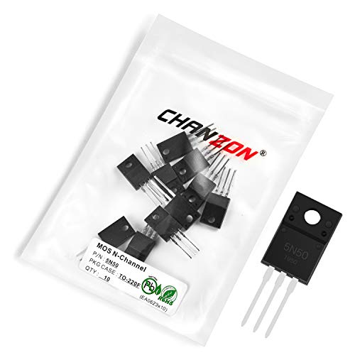 5pcs FQPF5N50C FQPF5N50 5A 500V N-Channel MOSFET Fairchild TO-220F - Foto 8