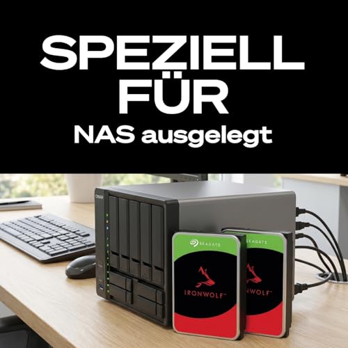 Seagate 6TB IronWolf Interne NAS-Festplatte | SATA 6 Gb/s (ST6000VNZ06) – Ansicht 5