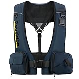 Poesidon Adjustable Lightweight Breathable Water Safety Life Jacket | Classic Unisex Design | Multi-Functional Dual Storage Pockets | Suitable for Various Water Activities