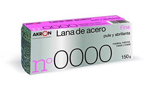 LANA DE ACERO FINA NO. 0000 BOBINA 150 GR.