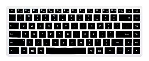 HRH Soft-Touch Ultra Thin Protective Skin Silicone Keyboard Cover for Huawei Matebook D Laptop 15.6",matebook B Protective Skin-Black