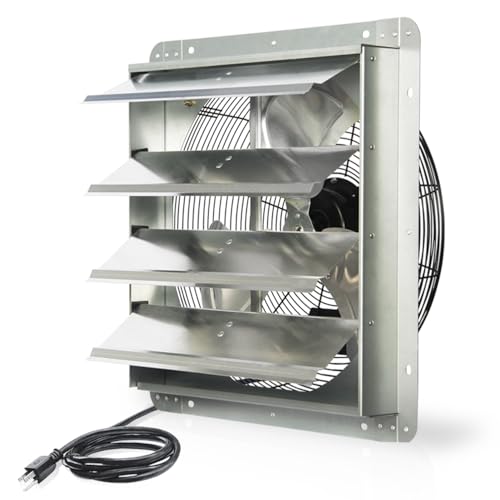 JVO 18 Shutter Exhaust Fan 2600 CFM Wall Mount