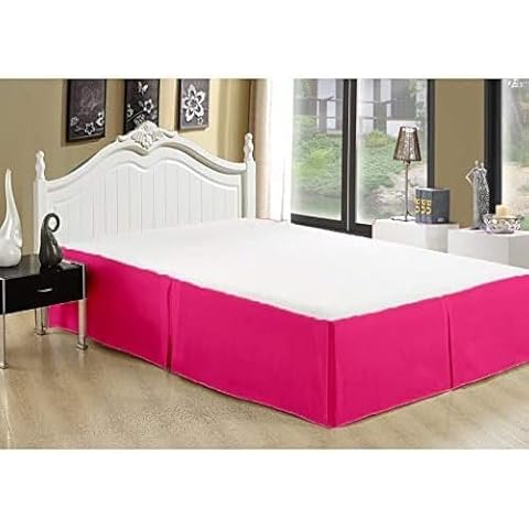 HIGH LANE BEDDING Hot Pink Bed Skirt Cover