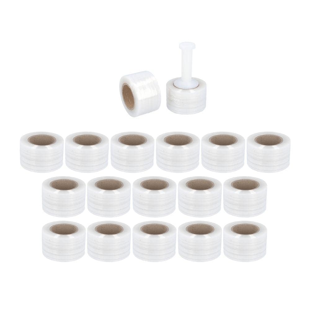 Cast Narrow Banding Stretch Wrap Film Self-Adhering 3 Inch x 1000 Feet x 80 Gauge 18 Rolls