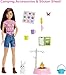 Barbie It Takes Two Skipper Doll & Accessories, Camping Playset with Doll, Campfire, Pet Bunny, Sticker Sheet & More