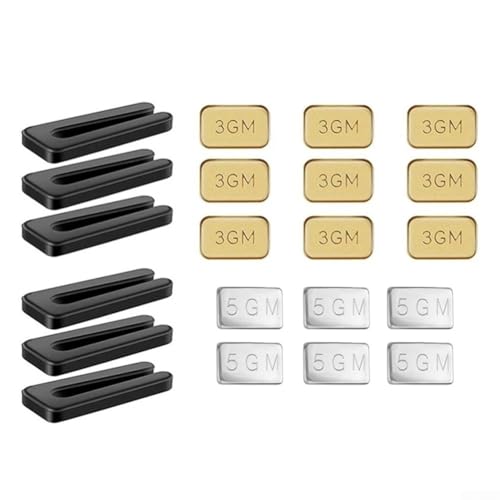 Kit de equilibrio de aspas de ventilador de 21 piezas con pesos de metal 3GM y 5GM para ventiladores de techo, diseñado para reducir el tambaleo y el ruido